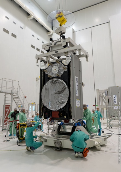 File:Installation of Galileo FOC satellite Doresa on the payload dispenser system.jpg