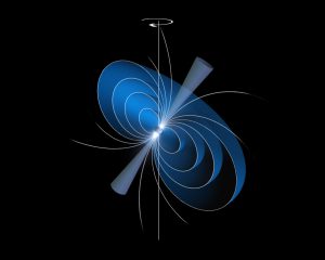 Fig1: Artist impression of a pulsar Artists impression of a pulsar